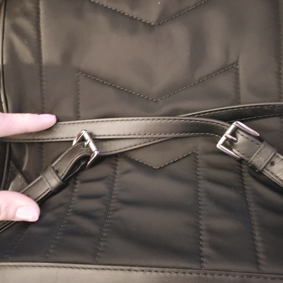 ⭐️MICHAEL KORS TOBY MEDIUM BLACK SUEDE LEATHER BACKPACK - Picture 6 of 15